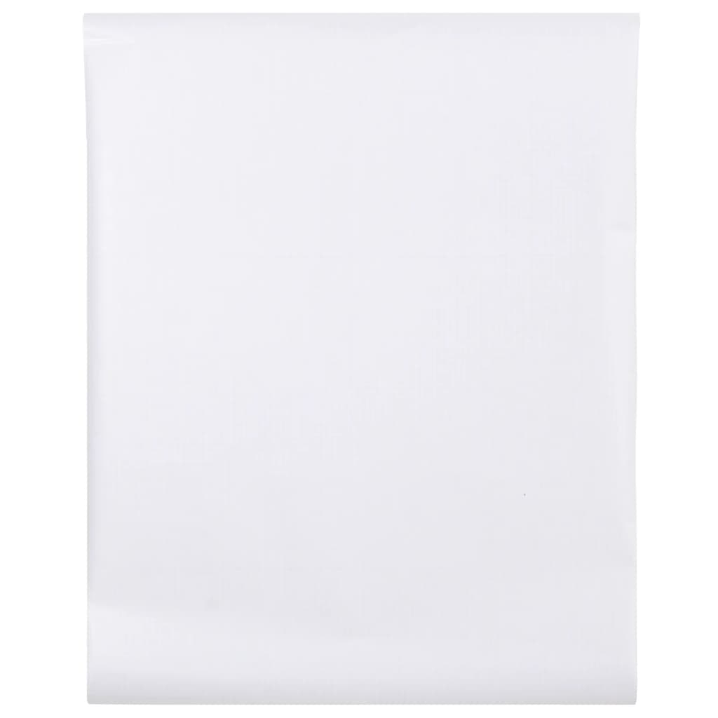 vidaXL Okenní fólie matná bílá 45 x 500 cm PVC