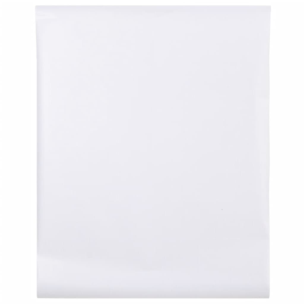 vidaXL Okenní fólie matná bílá 60 x 500 cm PVC
