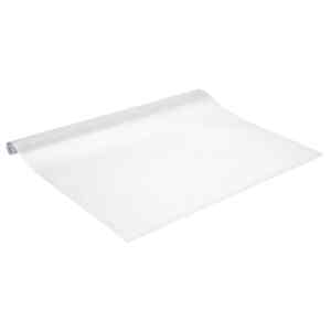vidaXL aknakile, j&auml;&auml;tunud, triibud, 45 x 500 cm, PVC