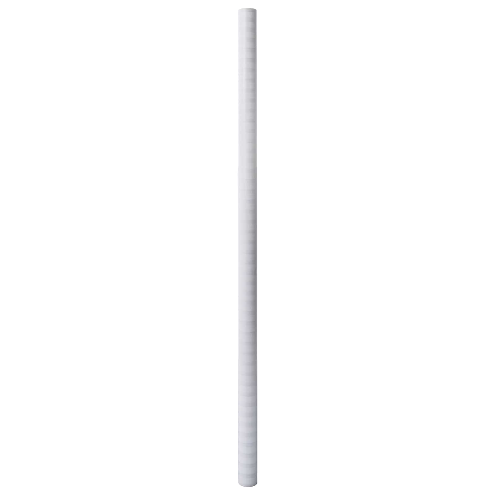 vidaXL Raamfolie strepenpatroon mat 60x2000 cm PVC wit, foto 2