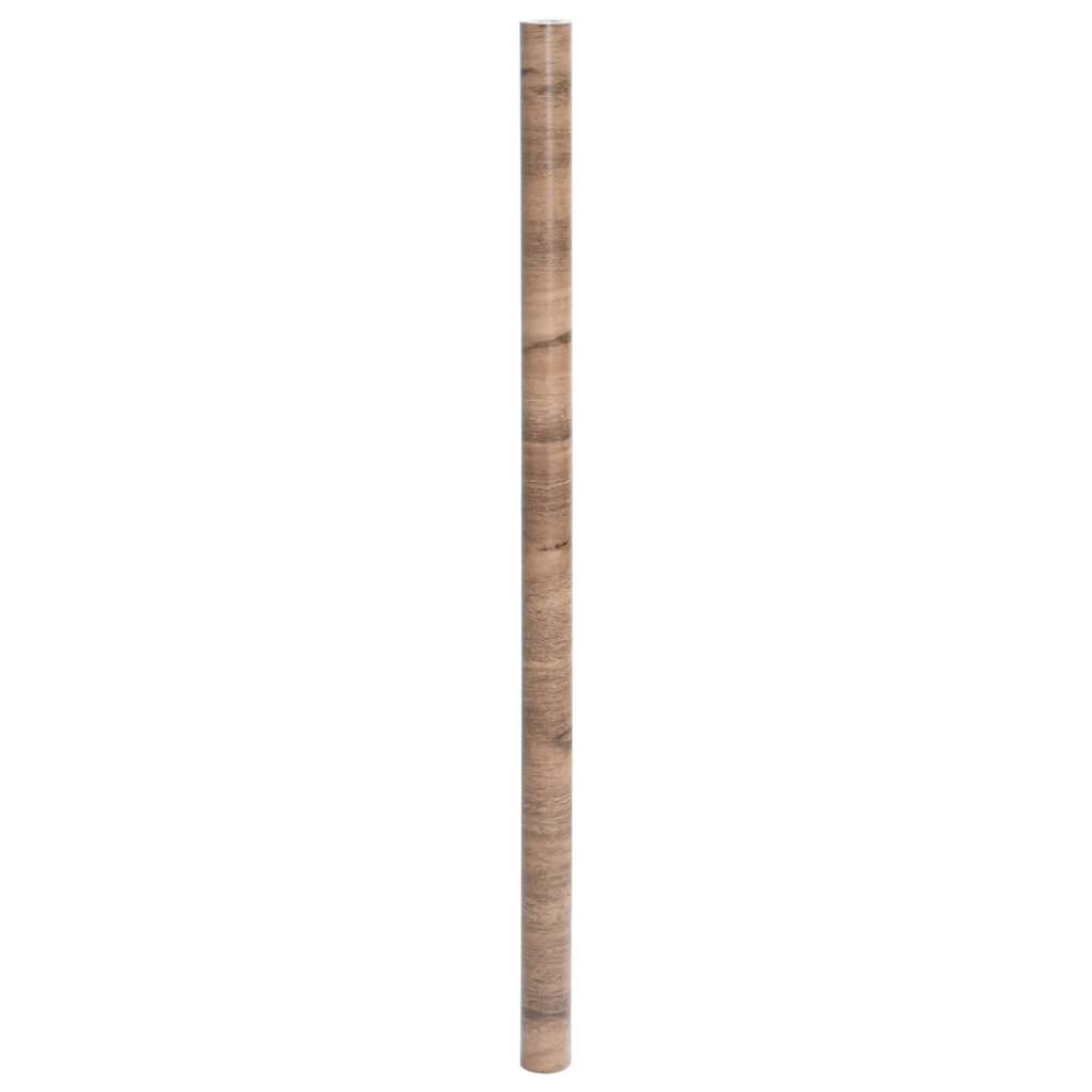 vidaXL Nálepka na nábytok samolepiaca vzhľad dreva 90x500 cm PVC