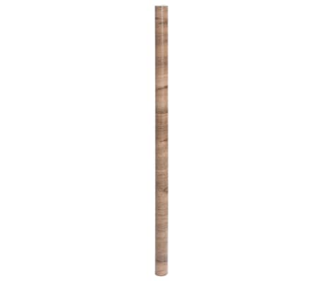 vidaXL Autocolante para m&oacute;veis c/ aspeto de madeira 90x500 cm PVC