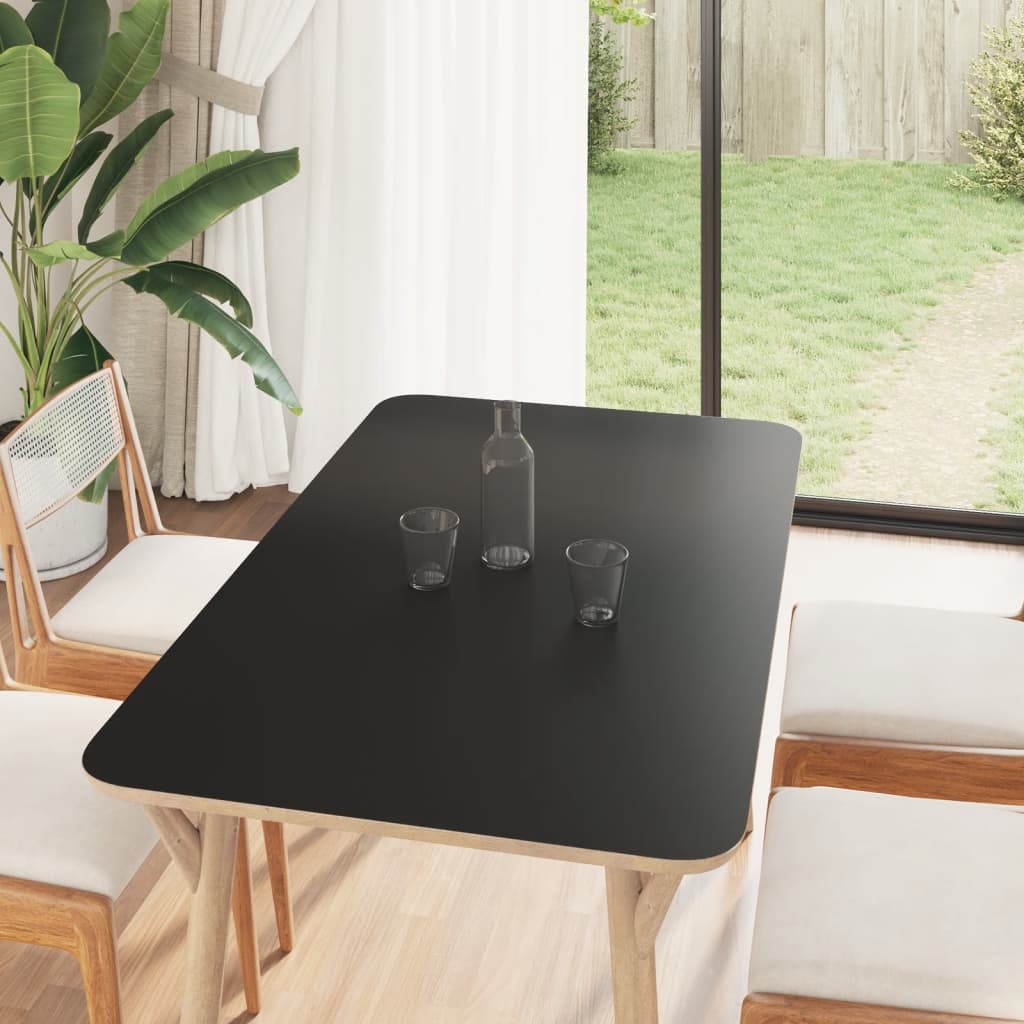 Öntapadós matt fekete PVC bútormatrica 90 x 500 cm 