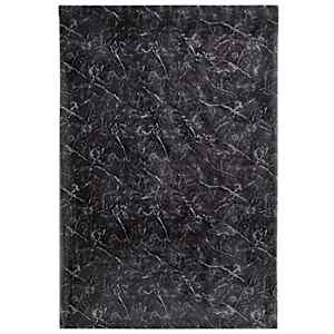 vidaXL isekleepuv m&ouml;&ouml;blikile, must marmor, 90 x 500 cm, PVC
