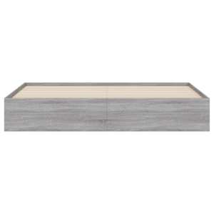 Rám postele se zásuvkami šedý sonoma 200 x 200 cm kompozit - obrázek 6