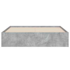 Rám postele se zásuvkami betonově šedý 140 x 200 cm kompozit - obrázek 6