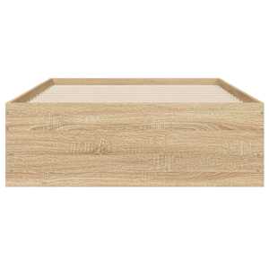 Rám postele se zásuvkami dub sonoma 100x200 cm kompozitní dřevo - obrázek 6