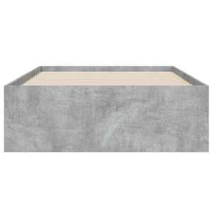 Rám postele se zásuvkami betonově šedý 100 x 200 cm kompozit - obrázek 6