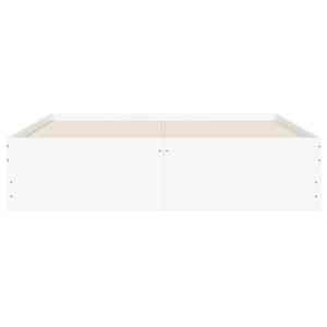Rám postele se zásuvkami bílý 120 x 190 cm kompozitní dřevo - obrázek 6