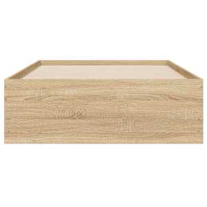 Rám postele se zásuvkami dub sonoma 90x190 cm kompozitní dřevo - obrázek 6