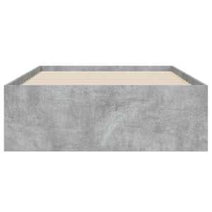 Rám postele se zásuvkami betonově šedý 90 x 190 cm kompozit - obrázek 6
