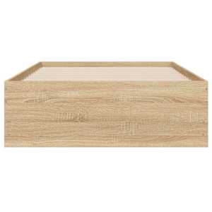 Rám postele se zásuvkami dub sonoma 75x190 cm kompozitní dřevo - obrázek 6