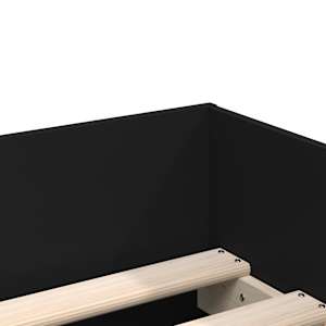 Rám postele se zásuvkami černý 90 x 200 cm - obrázek 9