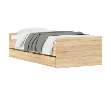 vidaXL &Pi;&lambda;&alpha;ί&sigma;&iota;&omicron; &Kappa;&rho;&epsilon;&beta;&alpha;&tau;&iota;&omicron;ύ &mu;&epsilon; &Sigma;&upsilon;&rho;&tau;ά&rho;&iota;&alpha; Sonoma &delta;&rho;&upsilon;&sigmaf; 100x200 &epsilon;&kappa;.