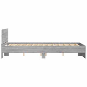 Rám postele s čelem a LED osvětlením šedý sonoma 140 x 190 cm - obrázek 8