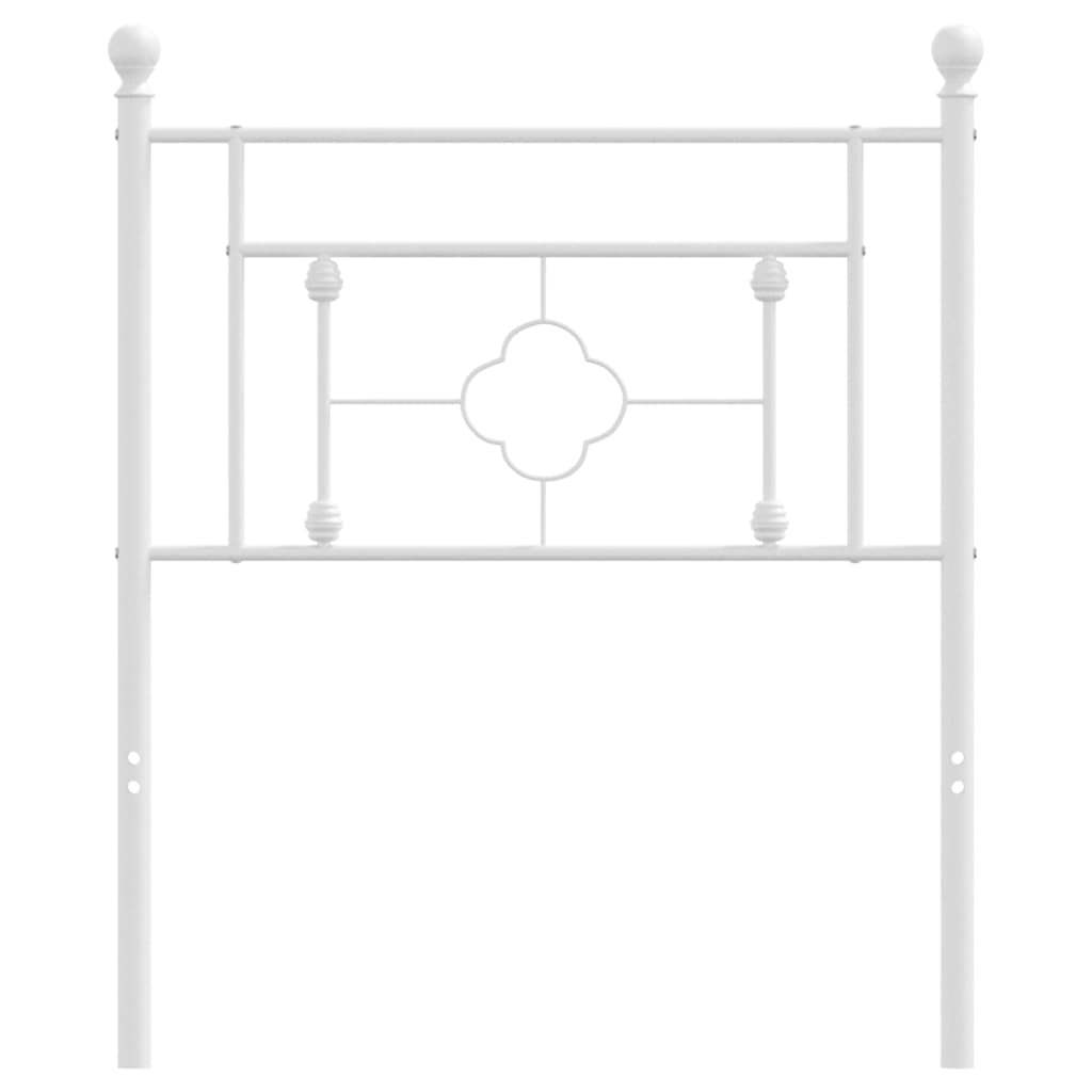 Thumbnail - vidaXL Ersatz-Kopfteil Metall Weiß 75 cm