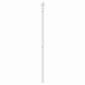 Kovové náhradní čelo postele bílé 100 cm - obrázek 4