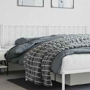 Kovinsko nadomestno vzglavje belo 200 cm