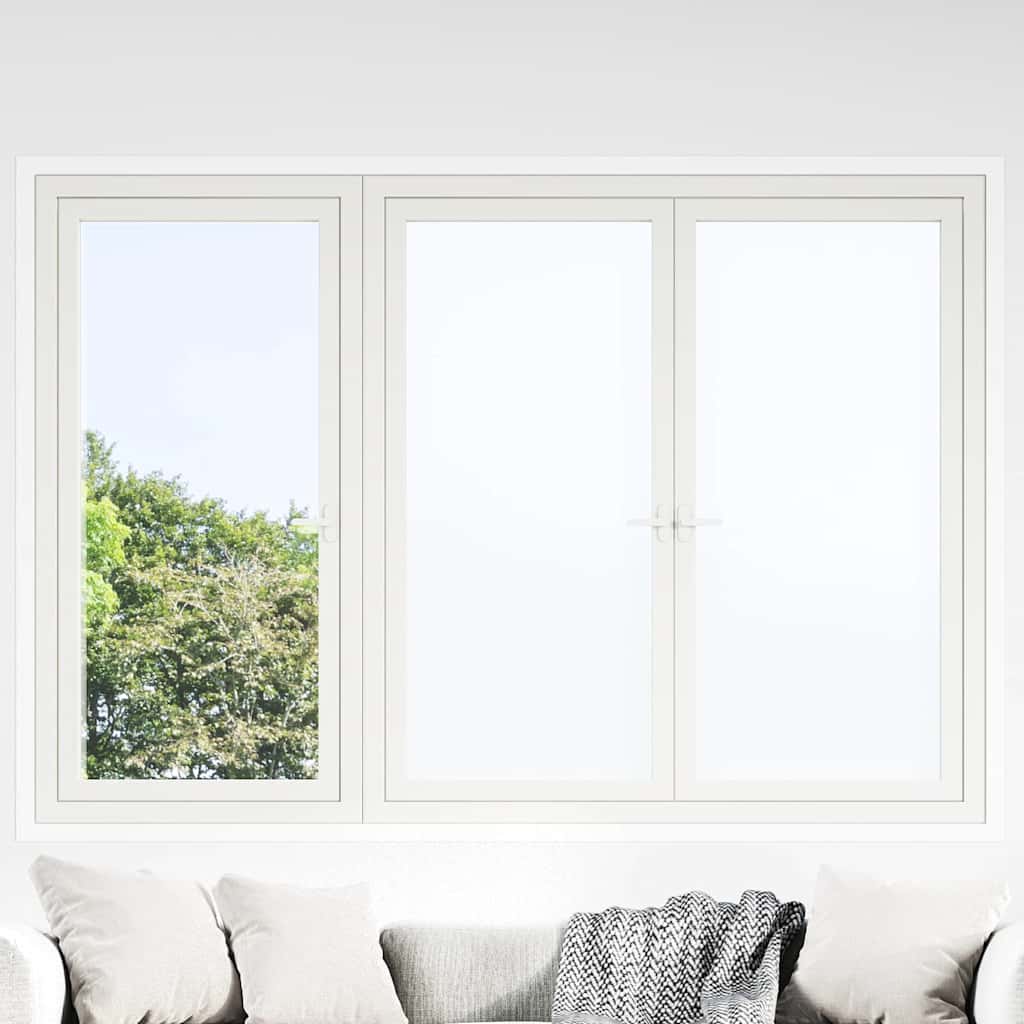 vidaXL vinduesfolier 3 stk. matteret PVC hvid