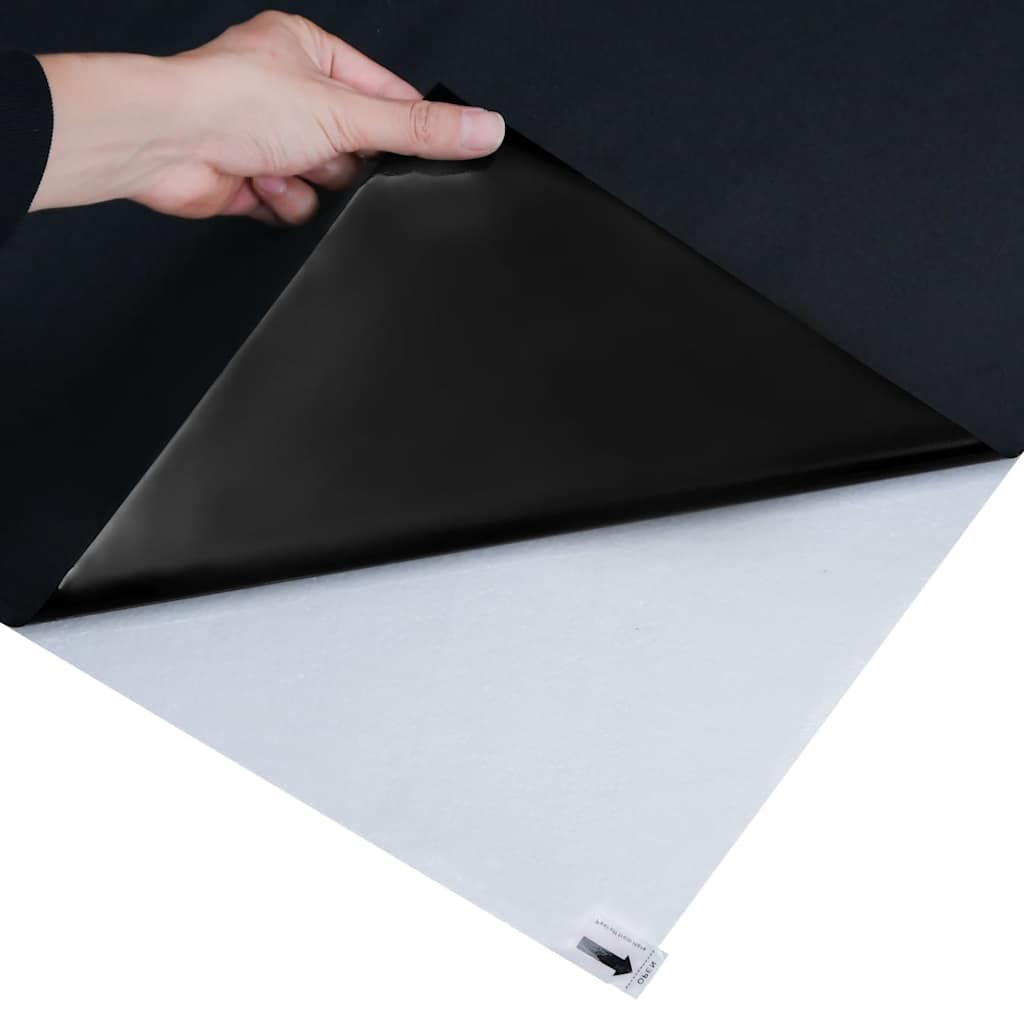 Raamfolies 5 st statisch mat PVC zwart image 10