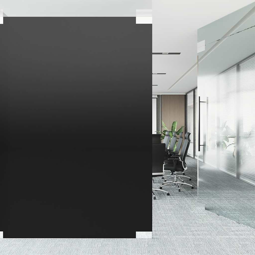 Thumbnail - vidaXL Fensterfolien 5 Stk. Statisch Matt Schwarz PVC