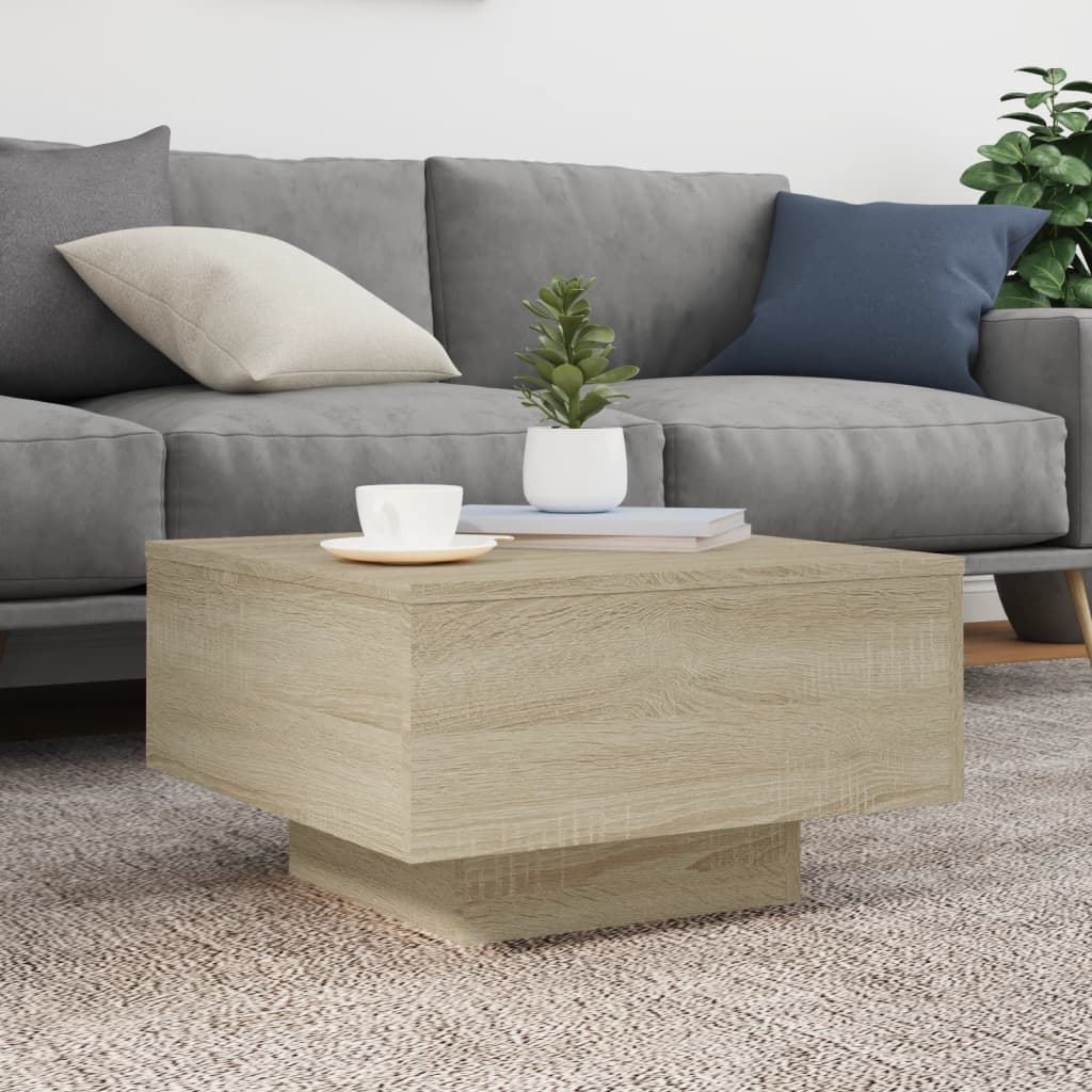 Thumbnail - vidaXL Couchtisch Sonoma-Eiche 55x55x31 cm Holzwerkstoff