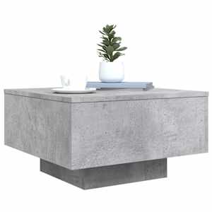 Konferenční stolek betonově šedý 55x55x31 cm kompozitní dřevo - obrázek 4