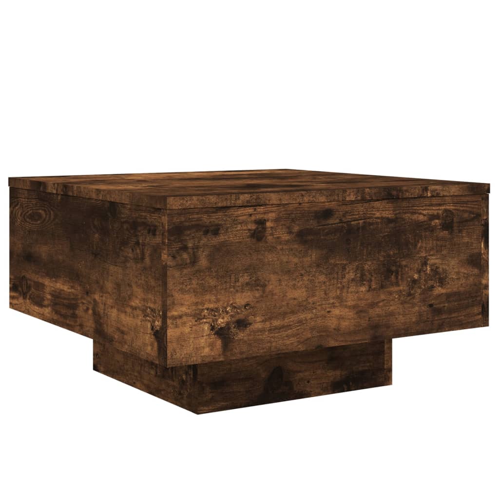 vidaXL Konferenční stolek kouřový dub 55 x 55 x 31 cm kompozitní dřevo