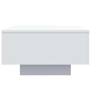 Konferenční stolek s LED osvětlením bílý 55 x 55 x 31 cm - obrázek 8