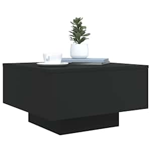 Konferenční stolek s LED osvětlením černý 55 x 55 x 31 cm - obrázek 6