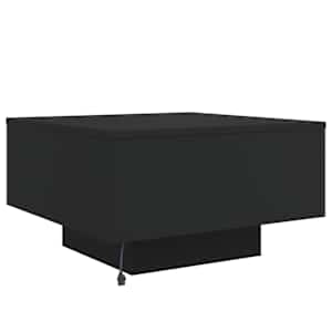Konferenční stolek s LED osvětlením černý 55 x 55 x 31 cm - obrázek 9