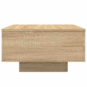 Konferenční stolek s LED osvětlením dub sonoma 55 x 55 x 31 cm - obrázek 7