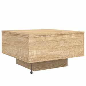 Konferenční stolek s LED osvětlením dub sonoma 55 x 55 x 31 cm - obrázek 9