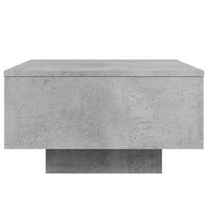 Konferenční stolek s LED osvětlením betonově šedý 55x55x31 cm - obrázek 7