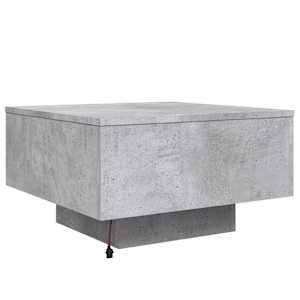 Konferenční stolek s LED osvětlením betonově šedý 55x55x31 cm - obrázek 9