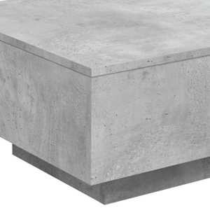 Konferenční stolek s LED osvětlením betonově šedý 55x55x31 cm - obrázek 10