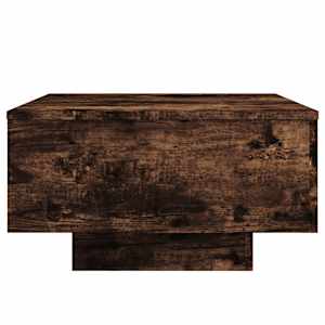 Konferenční stolek s LED osvětlením kouřový dub 55 x 55 x 31 cm - obrázek 7
