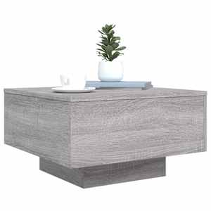 Konferenční stolek s LED osvětlením šedý sonoma 55 x 55 x 31 cm - obrázek 6