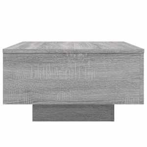 Konferenční stolek s LED osvětlením šedý sonoma 55 x 55 x 31 cm - obrázek 7