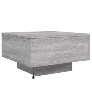 Konferenční stolek s LED osvětlením šedý sonoma 55 x 55 x 31 cm - obrázek 9