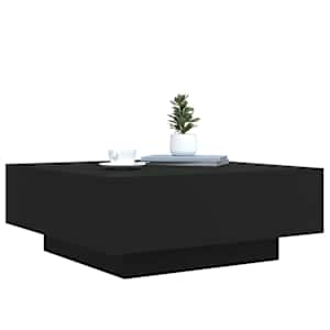 Konferenční stolek černý 80 x 80 x 31 cm kompozitní dřevo - obrázek 4