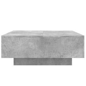 Konferenční stolek betonově šedý 80x80x31 cm kompozitní dřevo - obrázek 5