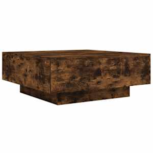 Konferenční stolek kouřový dub 80 x 80 x 31 cm kompozitní dřevo - obrázek 7