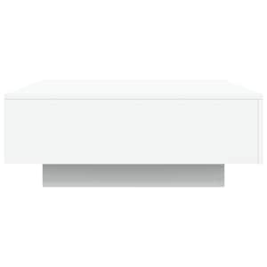 Konferenční stolek s LED osvětlením bílý 80 x 80 x 31 cm - obrázek 7