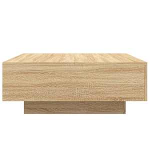 Konferenční stolek s LED osvětlením dub sonoma 80 x 80 x 31 cm - obrázek 7