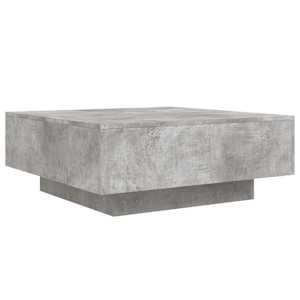 Konferenční stolek s LED osvětlením betonově šedý 80x80x31 cm - obrázek 3