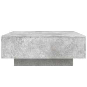 Konferenční stolek s LED osvětlením betonově šedý 80x80x31 cm - obrázek 7