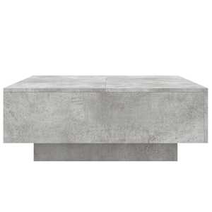 Konferenční stolek s LED osvětlením betonově šedý 80x80x31 cm - obrázek 8