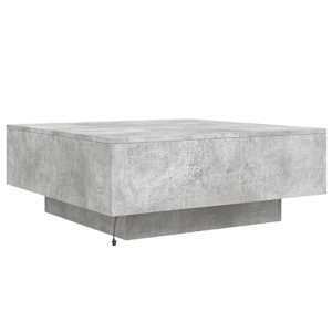 Konferenční stolek s LED osvětlením betonově šedý 80x80x31 cm - obrázek 9