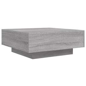 Konferenční stolek s LED osvětlením šedý sonoma 80 x 80 x 31 cm - obrázek 3